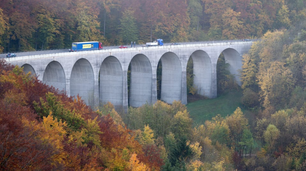 Große Autobahnbrücke im Süden wird an diesem Wochenende geschlossen