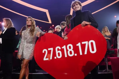 Über 26 Millionen Euro für das Projekt «Ein Herz für Kinder»: Deutschland zeigt ein großes Herz