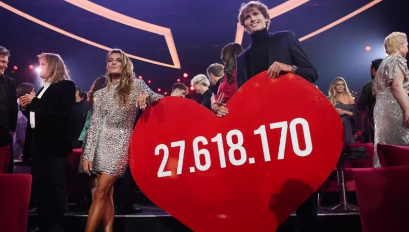 Über 26 Millionen Euro für das Projekt «Ein Herz für Kinder»: Deutschland zeigt ein großes Herz