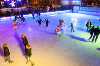 Wo kann man in München Schlittschuh laufen