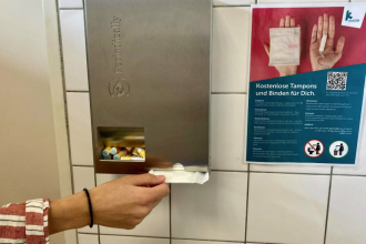 Berlin testet kostenlose Tampons und Binden in öffentlichen Toiletten