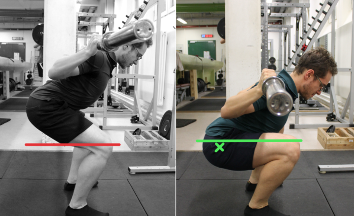 Kniebeugen richtig ausführen