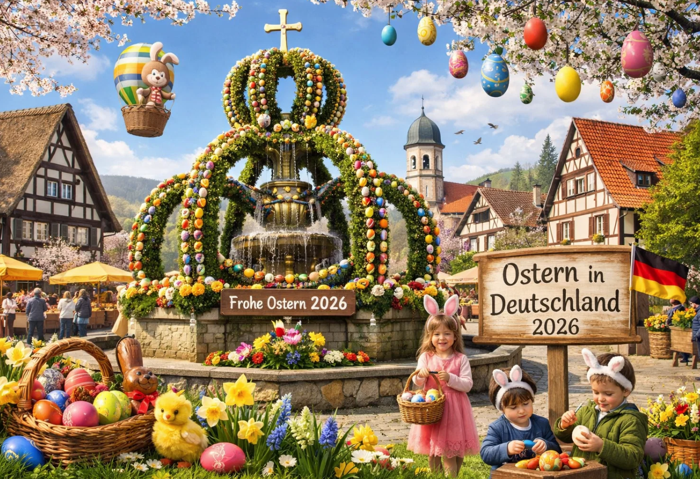 Ostern in Deutschland 2026: Wann wird gefeiert, welche Feiertage es gibt und welche Traditionen die Deutschen pflegen