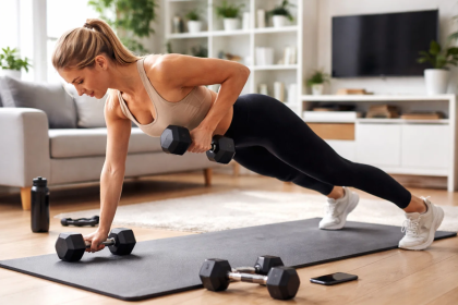 30-Tage-Trainingsplan zuhause ohne Geräte für Anfänger