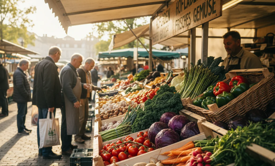 Wochenmarkt statt Supermarkt: Wann du kommst, macht den Preis
