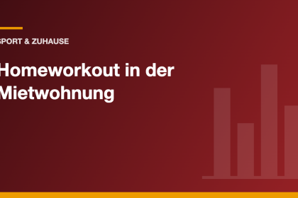 Grafik: Homeworkout in der Mietwohnung – leise trainieren