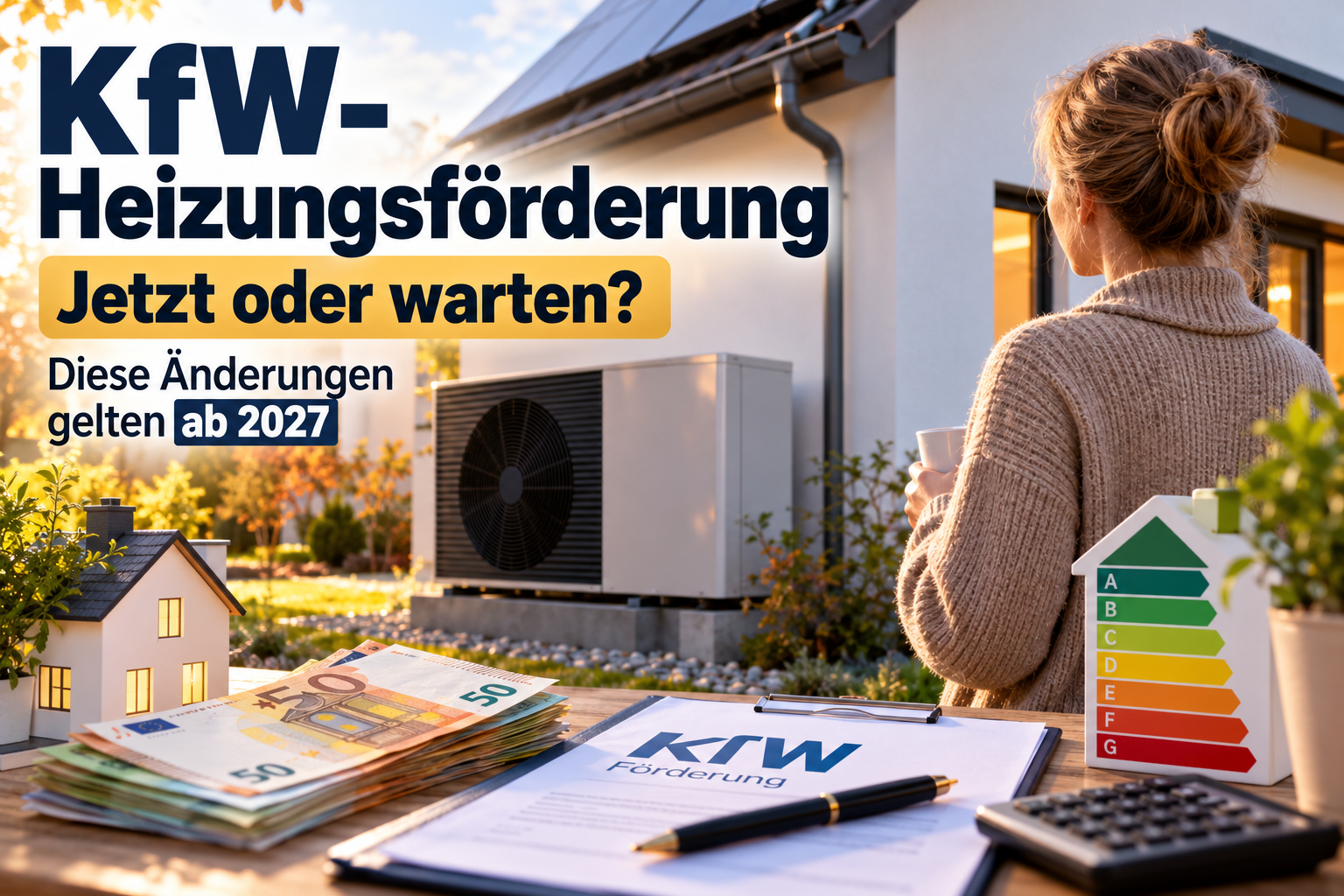 KfW-Heizungsförderung 2026: Jetzt beantragen oder bis 2027 warten? Diese Änderungen sollten Hauseigentümer kennen